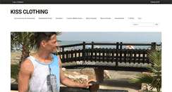 Desktop Screenshot of kissclothingonline.com